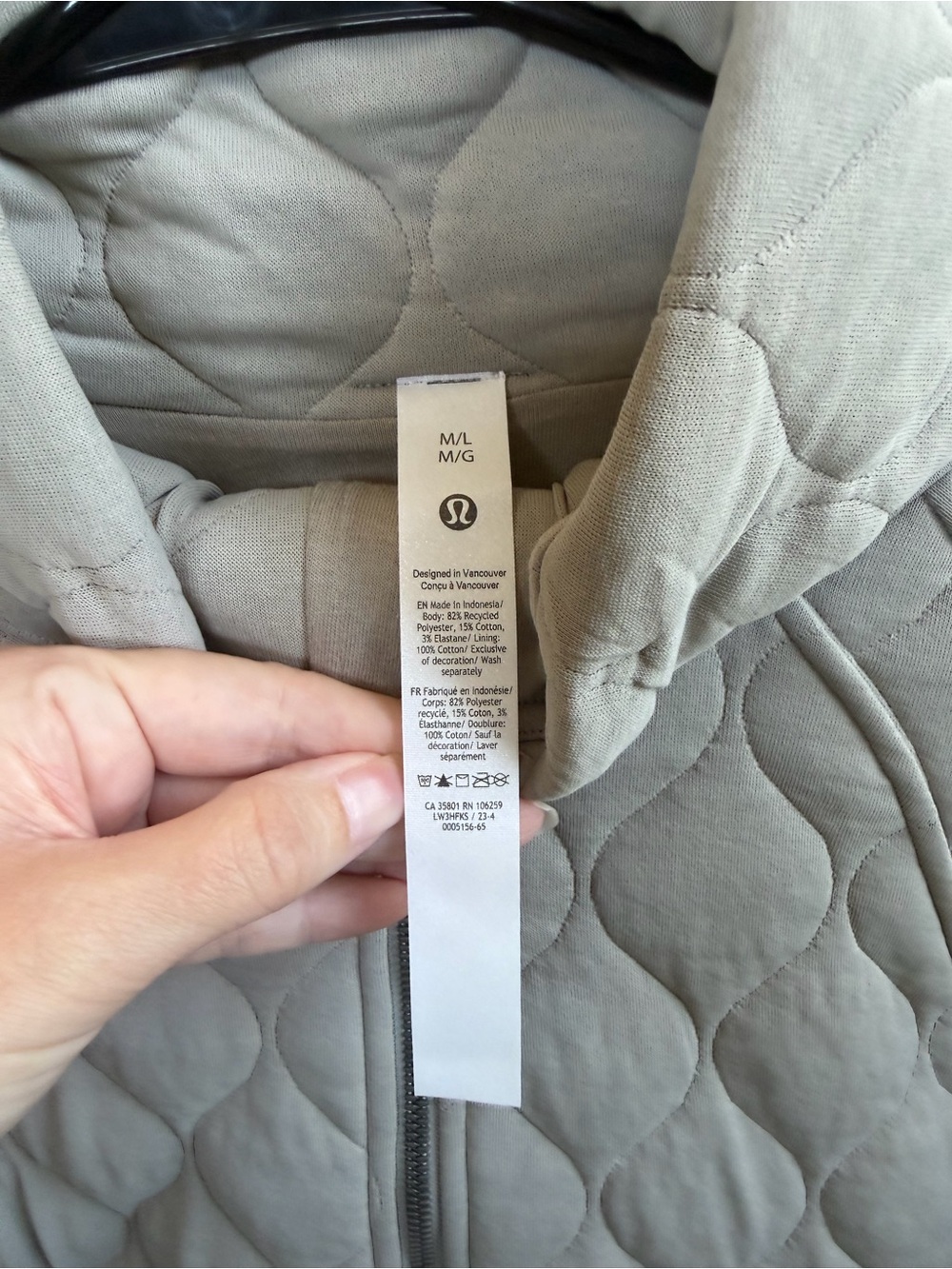 Lululemon Scuba Oversized Quilted Half Zip
Riverstone - Picture 10 of 13